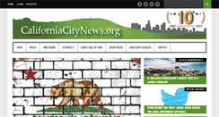 Desktop Screenshot of californiacitynews.org