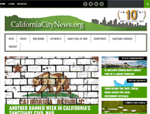Tablet Screenshot of californiacitynews.org